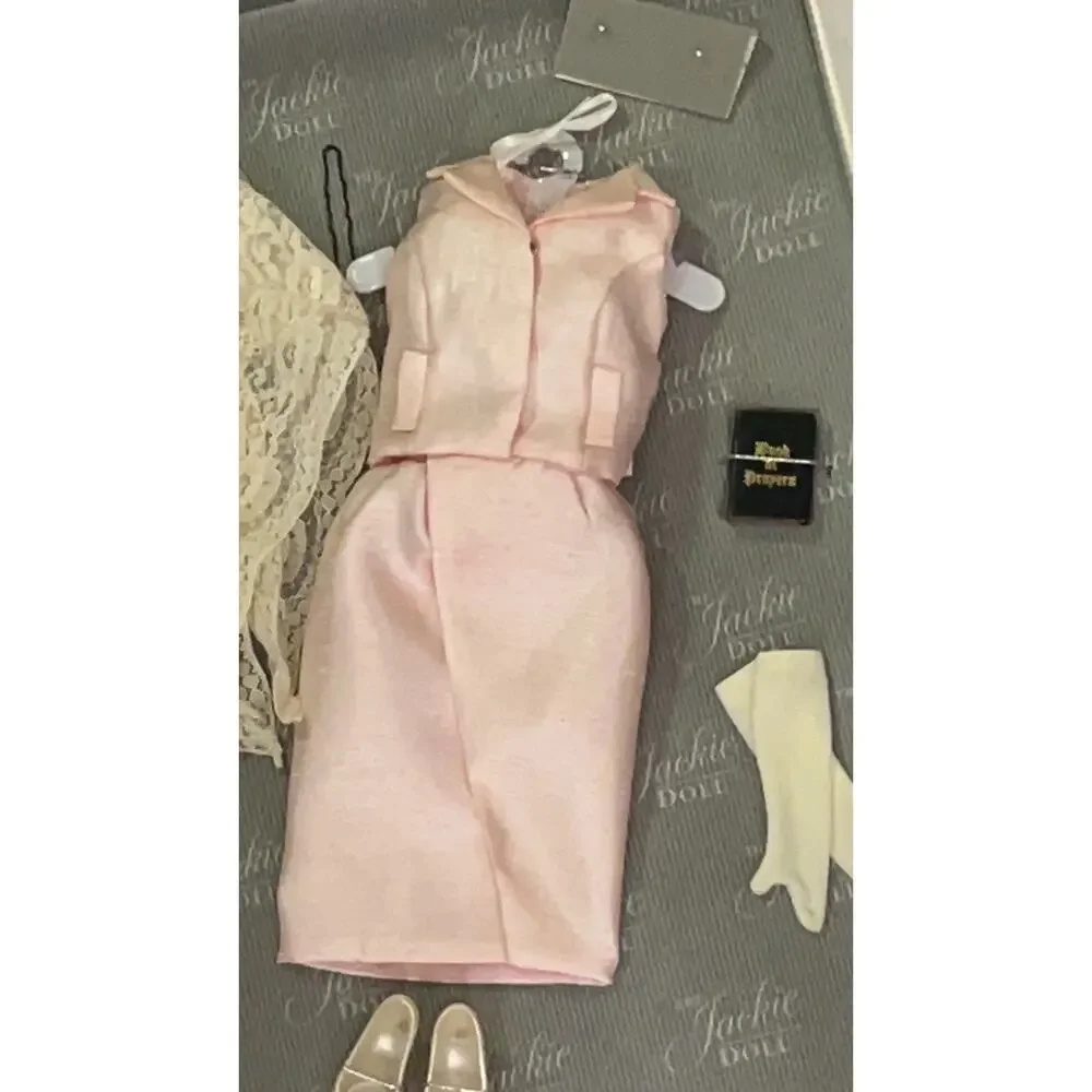 Franklin Mint Jackie Doll Accessories Pink Gown Visit To Rome & Vatican with COA